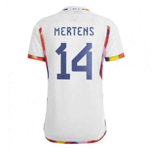 Belgien Dries Mertens #14 Replika Udebanetrøje VM 2022 Kortærmet